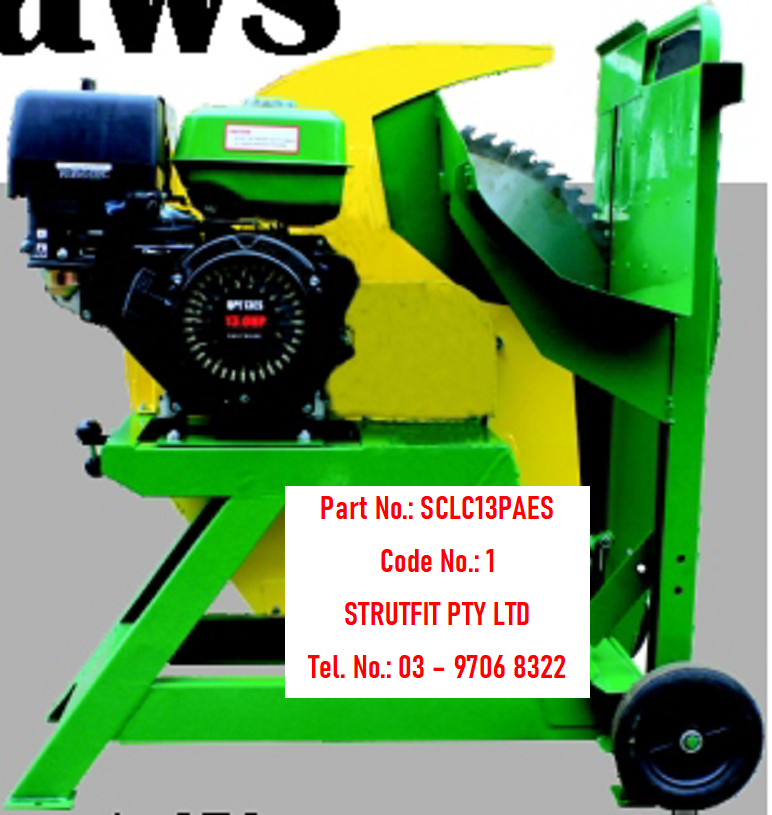 LOG SAW 13hp Electric start Part No.: SCLC13PAES Code No. 1