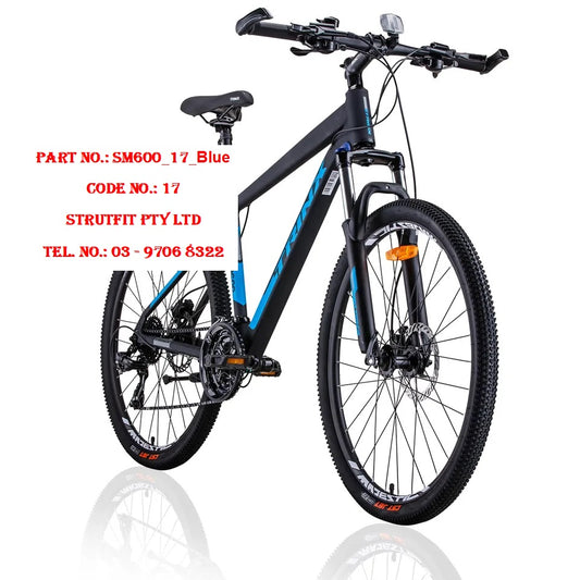 BIKE – Mountain Bike 17 inch Gear 24-Speed Part No.: SM600_17_Blue Code No. 17