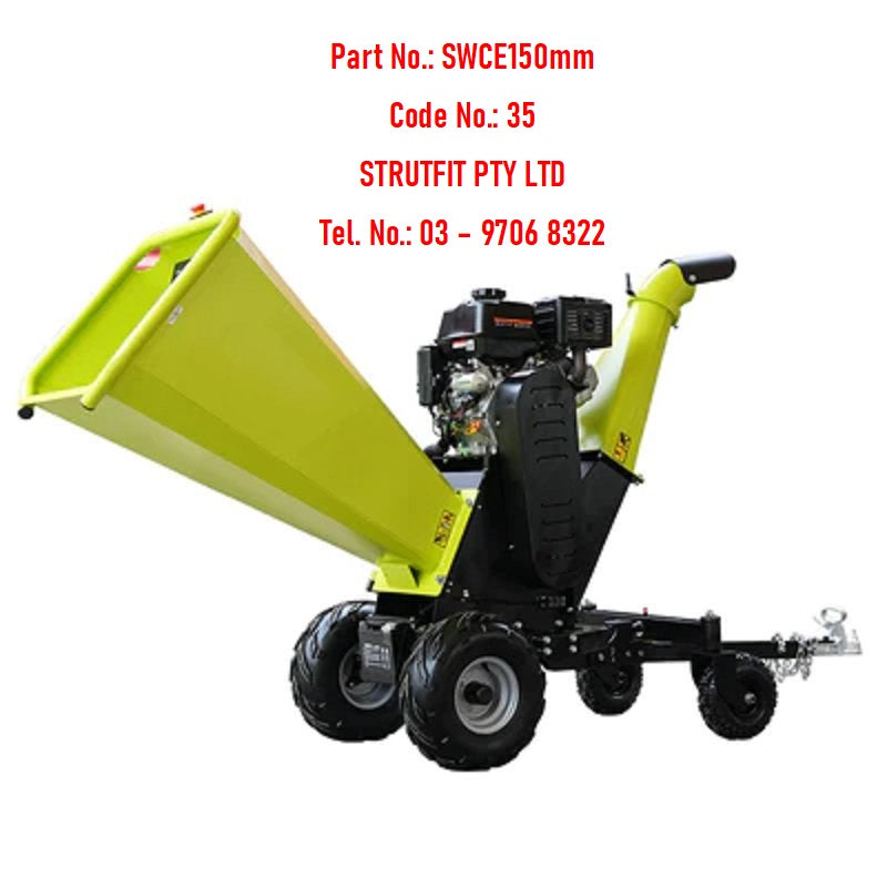 150mm WOOD CHIPPER 20HP with E-Start Part No.: SWCE150mm Code No.: 35