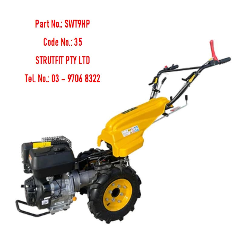 Walking TRACTOR, Self Propelled Tractor 9HP Part No.: SWT9HP Code No.: 35