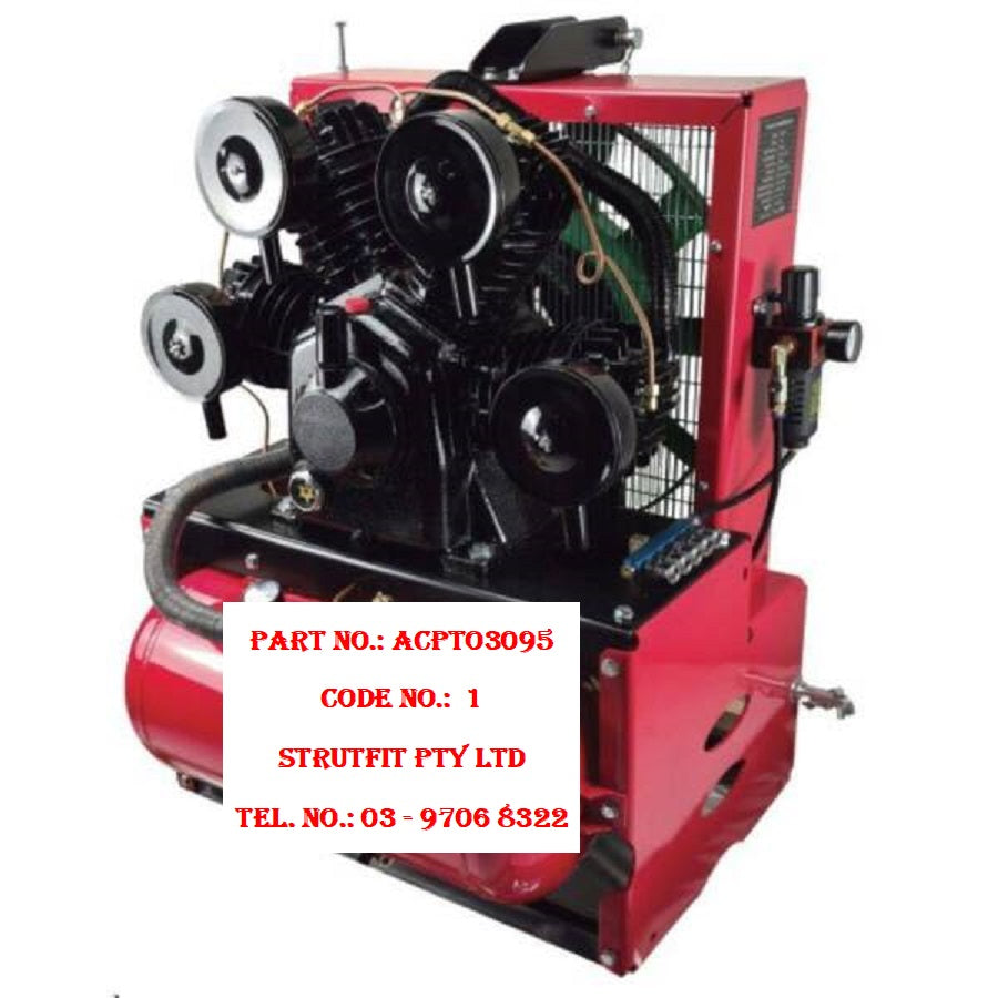 AIR COMPRESSOR Upto 145PSI 60CFM 3 PT Linkage Part No.: ACPTO3095 Code No.: 1