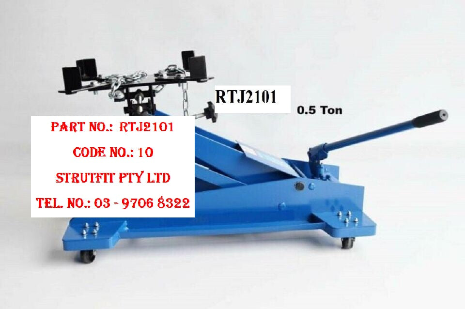 TRANSMISSION JACK, GEARBOX, DIFF. LOW PROFILE, JACK 500kgs Part No.: RTJ2101 Code 10