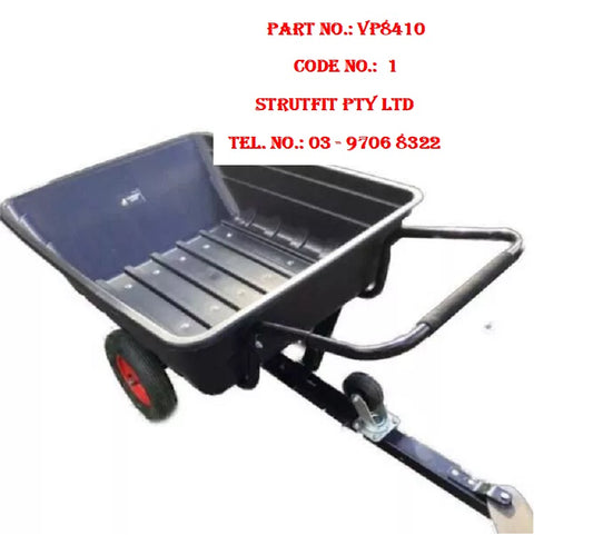 DUMP CART & WHEELBARROW 10 cubic foot Part No.: VP8410 Code No. 1