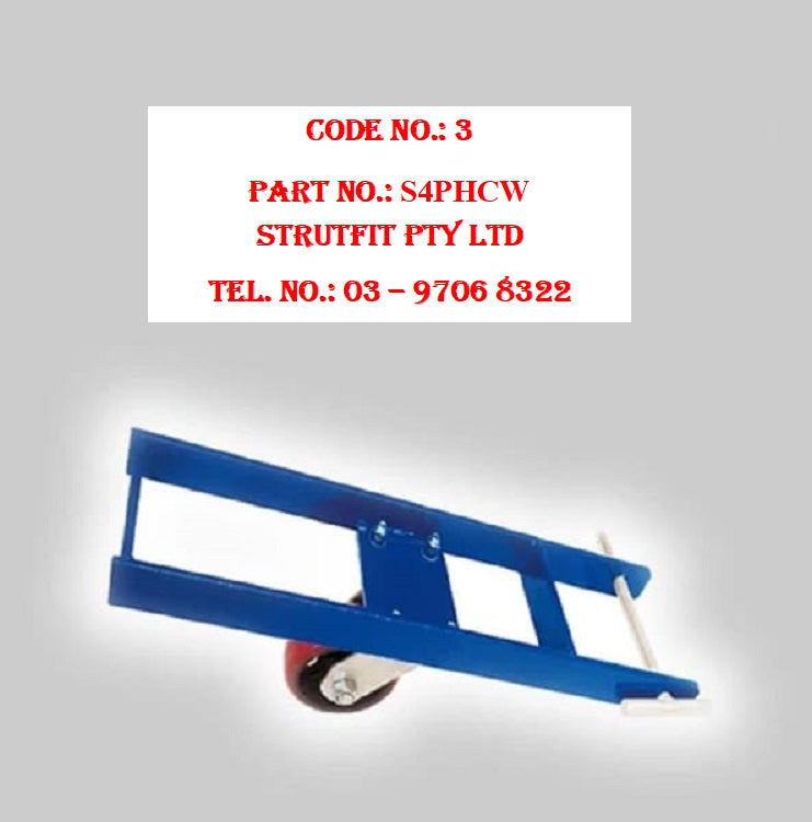 4 Post Hoist Caster Wheel Part No.: S4PHCW Code No.: 3