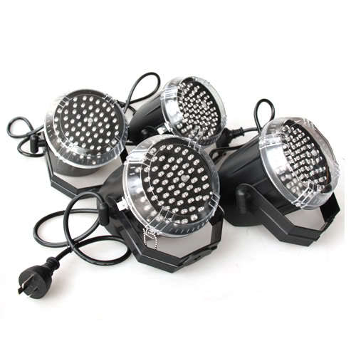 Set of 4 LED Disco Strobe Light Part Light RGBY Part No.: SEL6010 Code 17