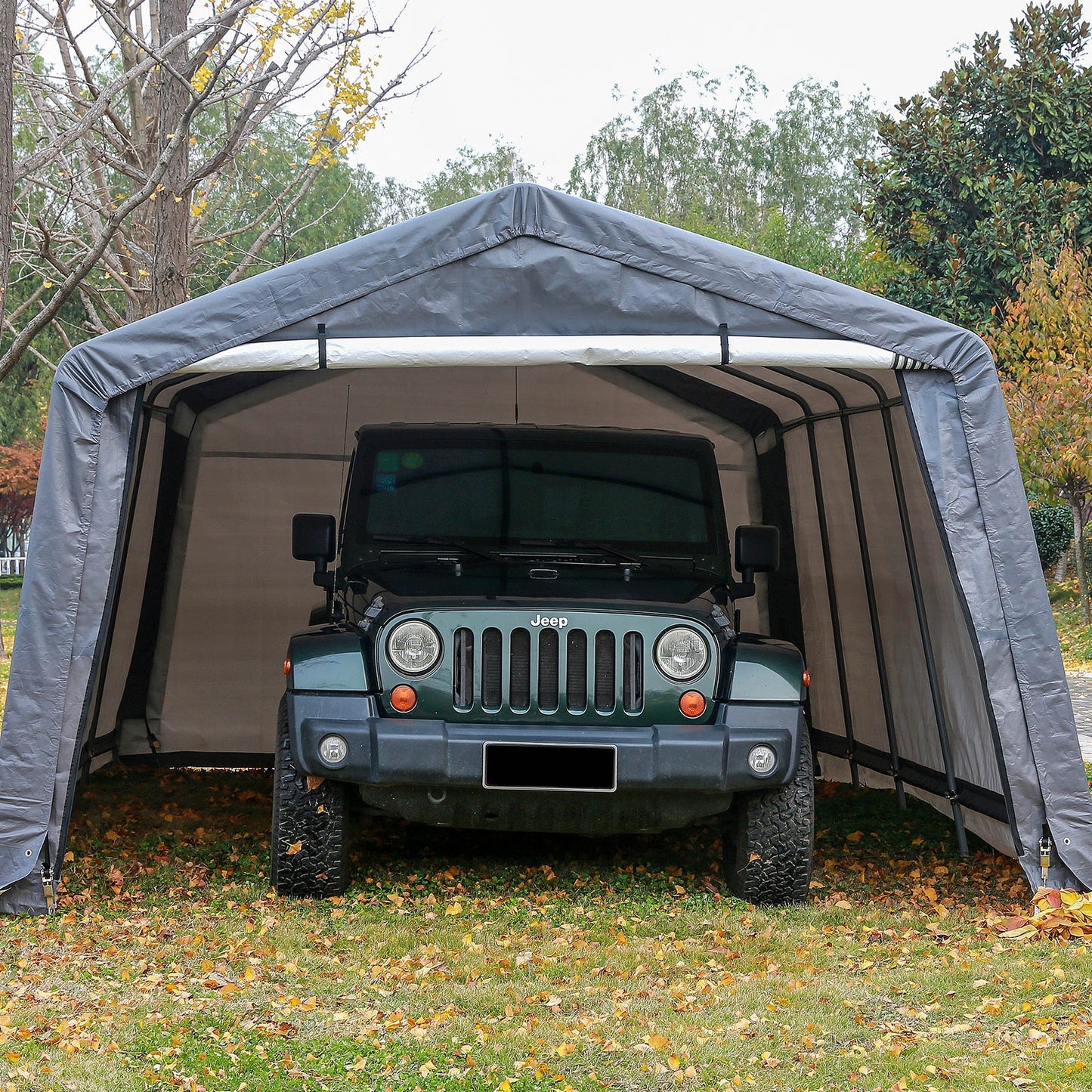 PORTABLE CARPORT GARAGE SHELTER CANOPY SINGLE SIZE 12X20ft Part No.: SPC1220 Code No. 41