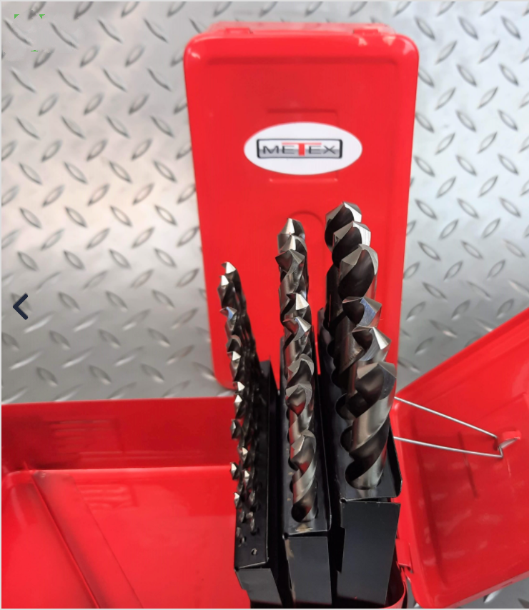 DRILL BIT SET Imp. 29 pc JOBBER METEX Deluxe HSS Bright Part No.: SJOBBDRILL29 Code 4