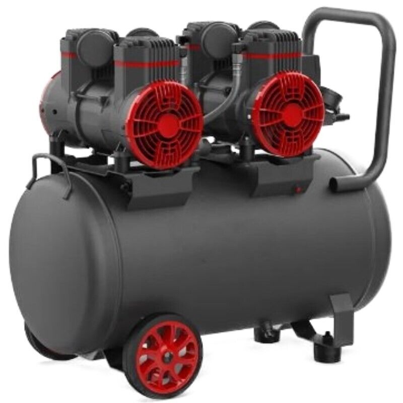 1800W 2.4HP 50 l Oil-Free Air Compressor L/Maintenance Quiet Part : ACOF1800W50L