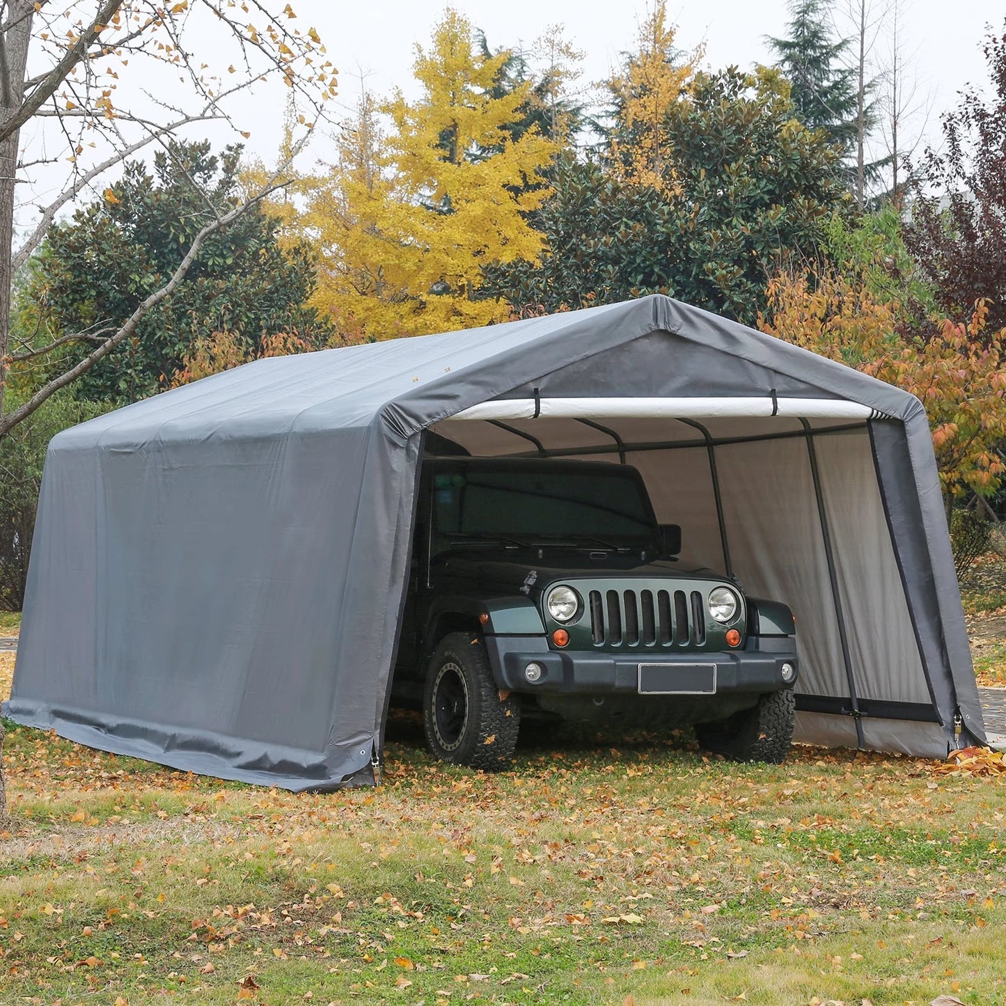 PORTABLE CARPORT GARAGE SHELTER CANOPY SINGLE SIZE 12X20ft Part No.: SPC1220 Code No. 41