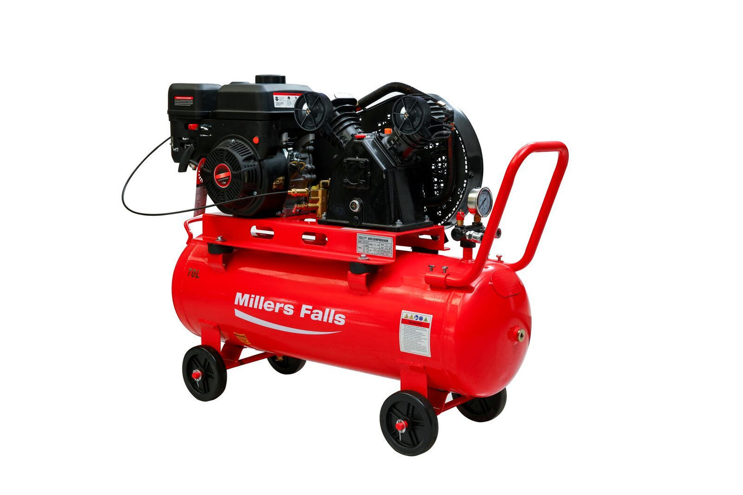 70l 7.5HP Motor AIR COMPRESSOR Petrol 2 cyl. Part No.: ACB7570P Code 1