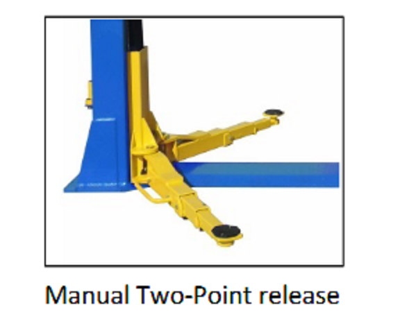 4000kg 2 Post CAR HOIST Floor Plate Type Part No.: VP6400D Code No.: 1