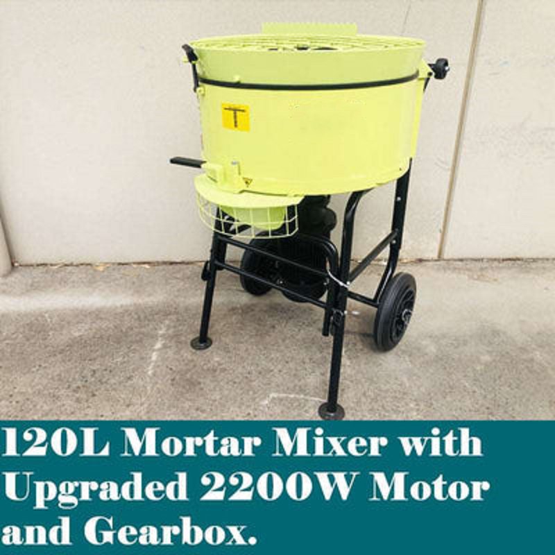 MORTAR MIXER Commercial Screed Mixer – Portable 120L 2200W Part No.: SPMM120 Code No.: 35