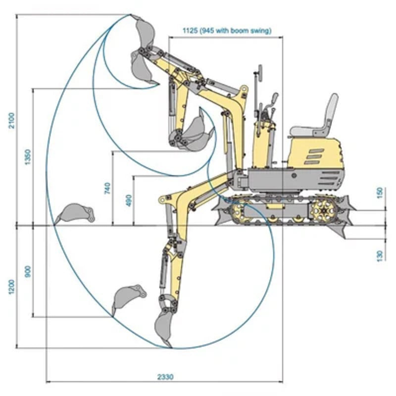 EXCAVATOR – Mini 306cc Part No.: SME306 Code No.: 35 - taking Backorders