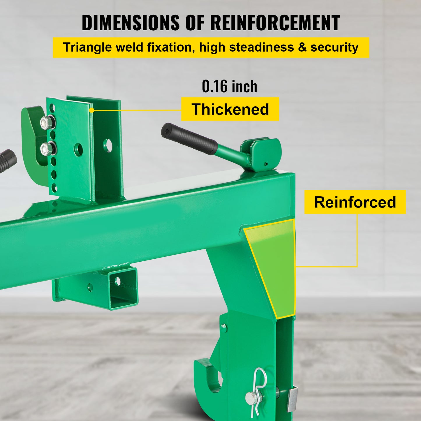 3-Point QUICK HITCH Tractor Quick Hitch Fit for Category 2 Part VQUICKHITCH2 C28