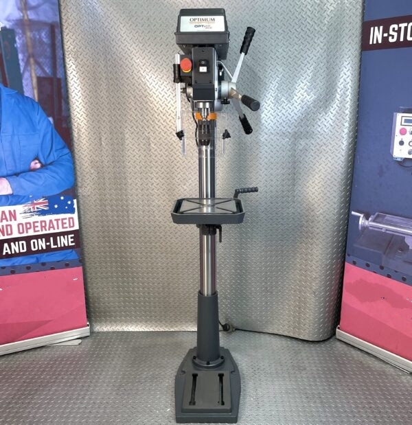 30mm PEDESTAL DRILL PRESS OPTIMUM Quality Accuracy 1100w 9 Speed Wood Metal Part No.: SDQ30 Code No. 4