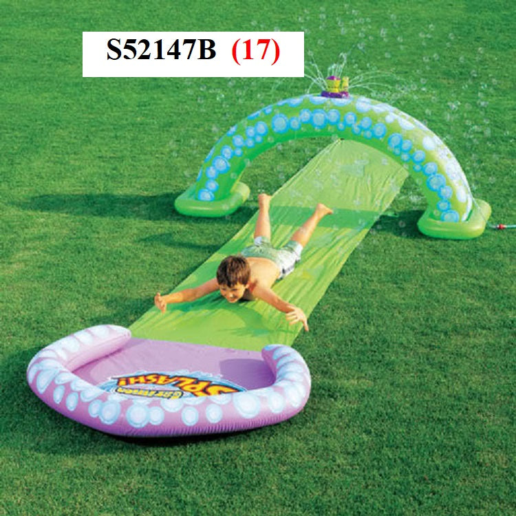 WATER RACE RIDER SLIDE w/Bubble Sprinkler 16 ft Part No.: S52147B Code No. 17