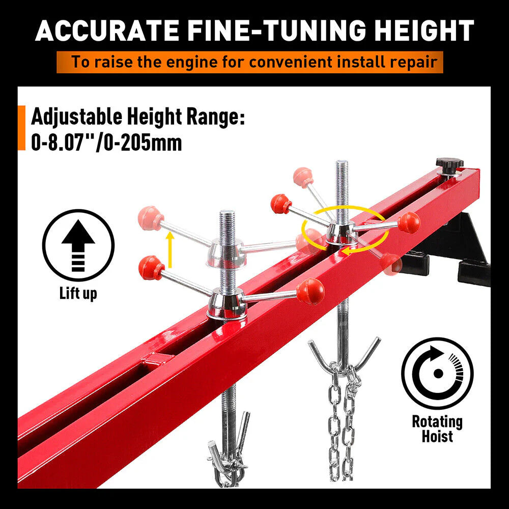 Adjustable Engine Support Bar Transverse Hoist Part No.: SES1100 Code 19