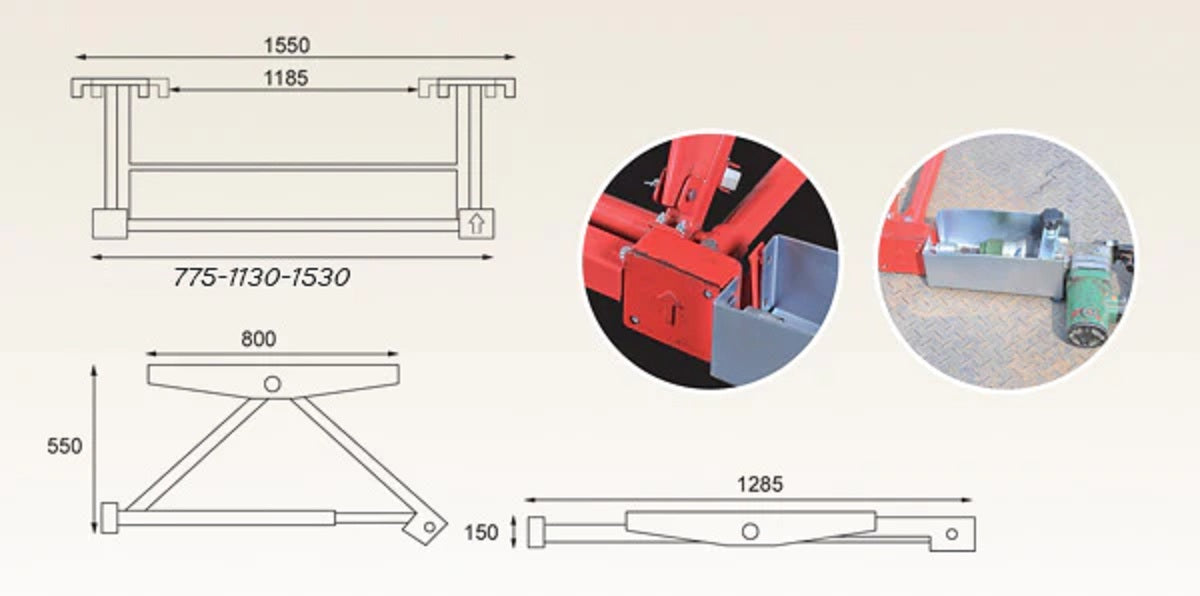 HOIST – Mini Car Hoist Lift Part No.: SMCHL Code No. 13