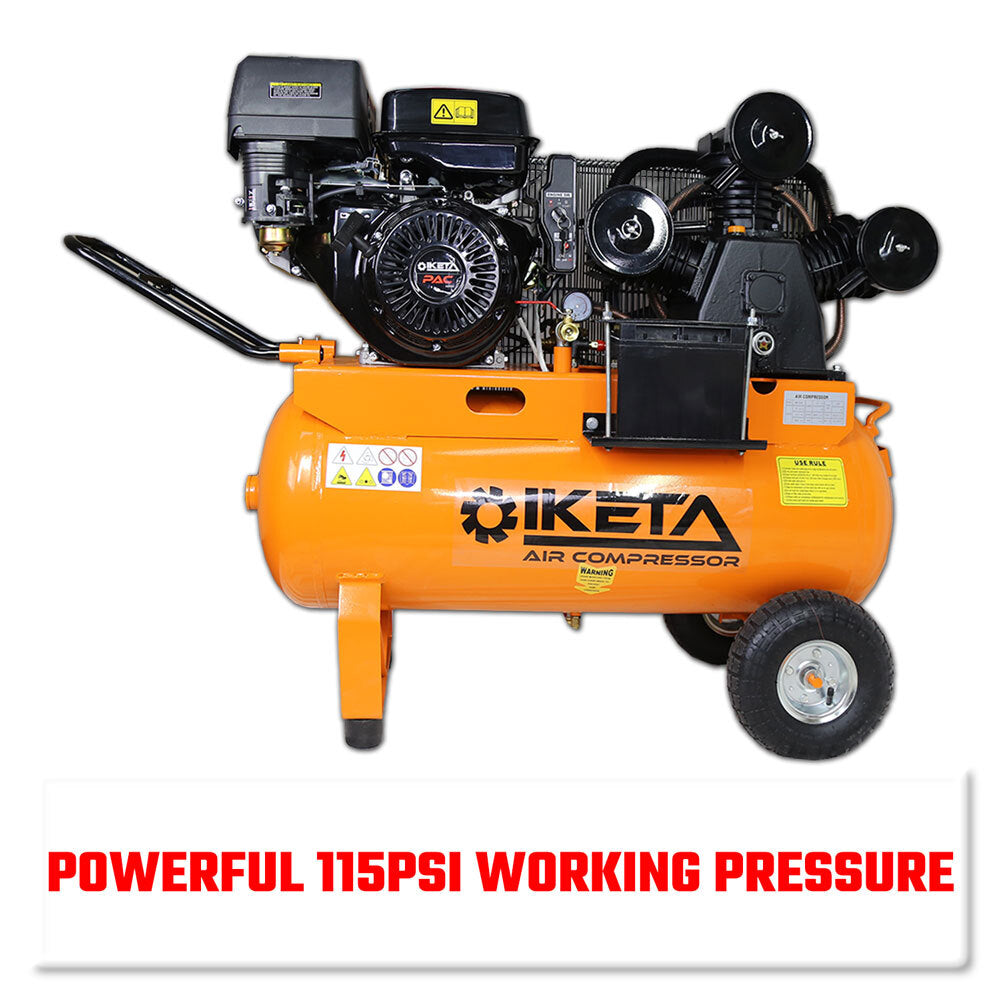 100L 13HP Ind . Air Compressor Elect. Portable Inflator Tank Pump Petrol Part  SAC100L Code 26