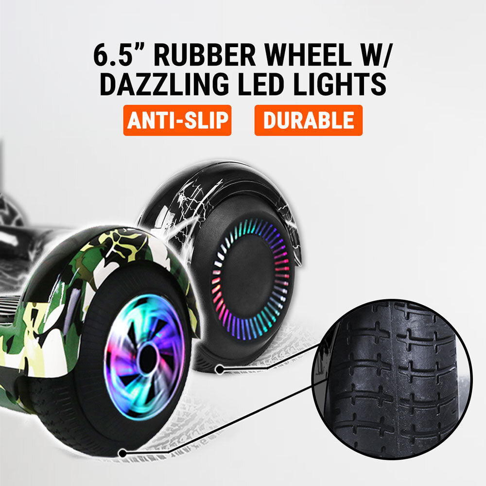 SKATEBOARD – 6.5” Scooter Self Balancing Electric Hover Board Craft Skateboard Part No SBRD Code 26