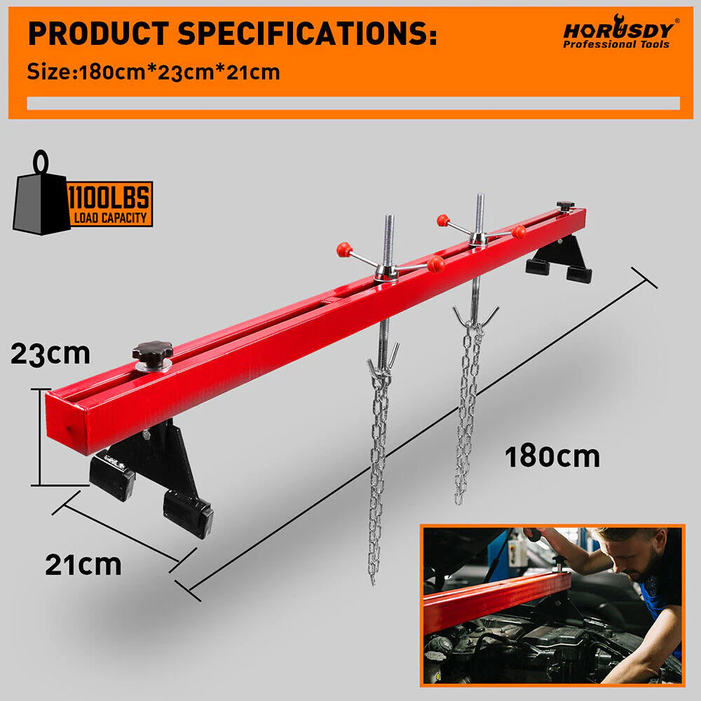 Adjustable Engine Support Bar Transverse Hoist Part No.: SES1100 Code 19