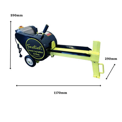 12 ton Kinetic LOG SPLITTER 1800w Electric Part No.: SLSE12 Code No.: 35