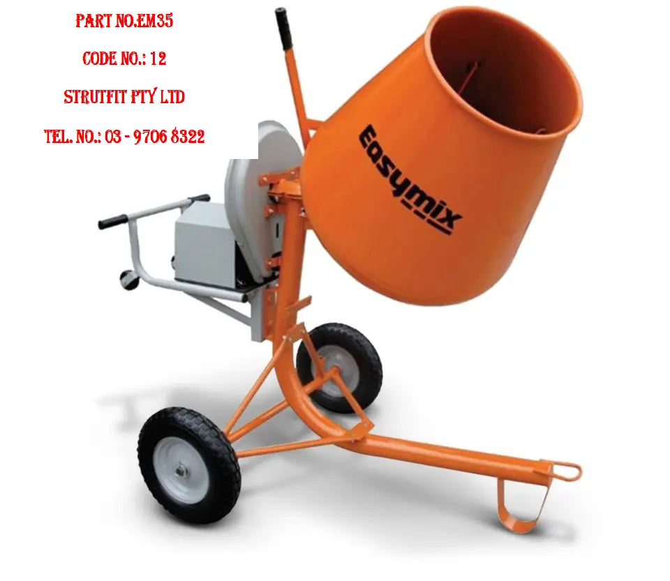 CEMENT MIXER Easymix 3.5 cu ft Part No : EM35 Code No. 12