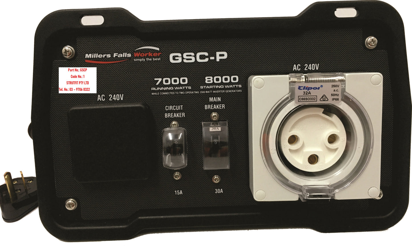 PARALLEL WIRE suit GSC2800iO/S  Part No.:GSCP Code No. 1