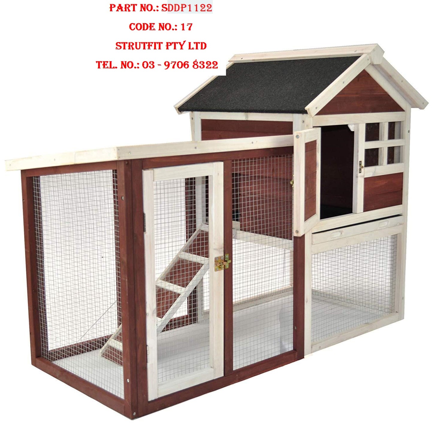 The Stilt House Rabbit HUTCH CAGE  Part No.: SDDP1122 Code 17