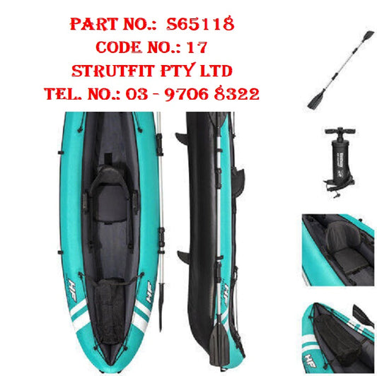 KAYAK –  Inflatable Kayak 2.80 m*86 cmPart No.: S65118  Code No. 17