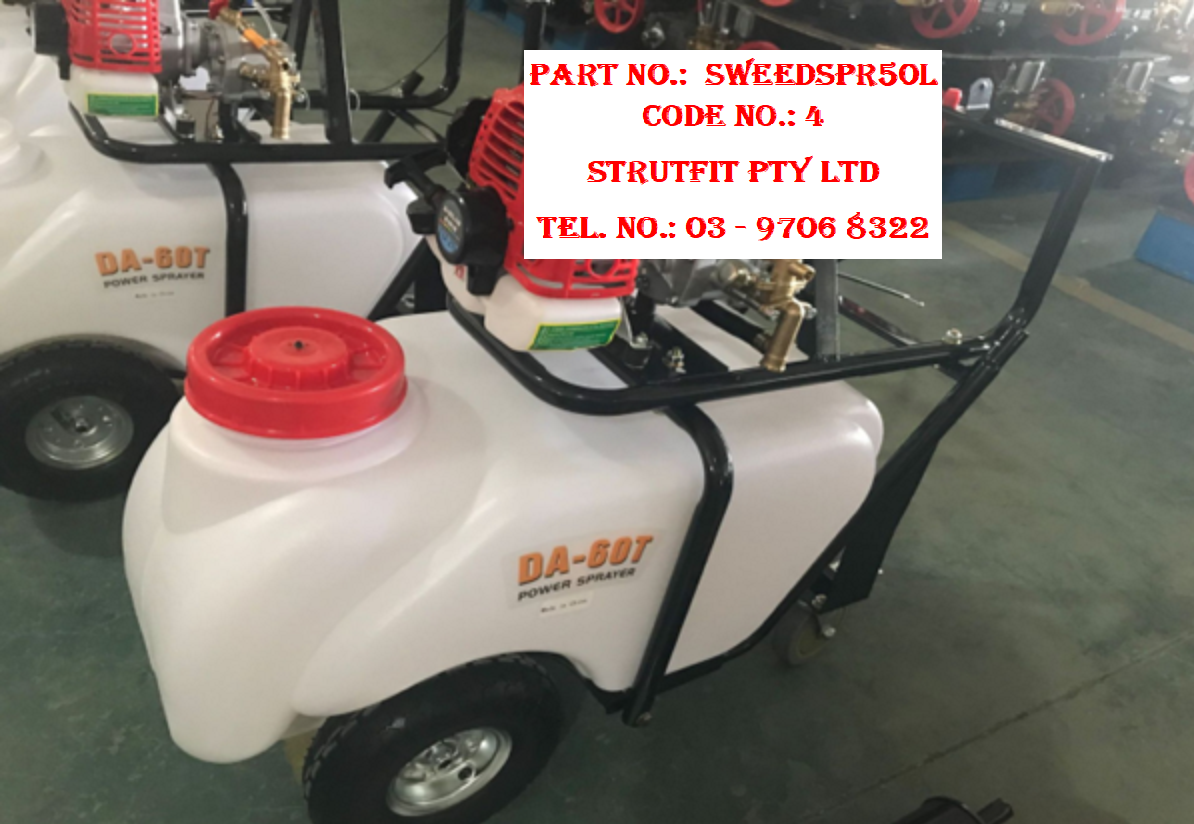 WEED SPRAYER ATV Ute Ride On Mower Trailer Part No.: SWEEDSPR50L Code No. 4