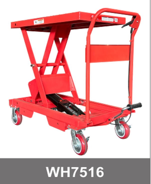 1000kg Hyd. TABLE CART 1000mm Height Part No.: WH7516 Code No.:1