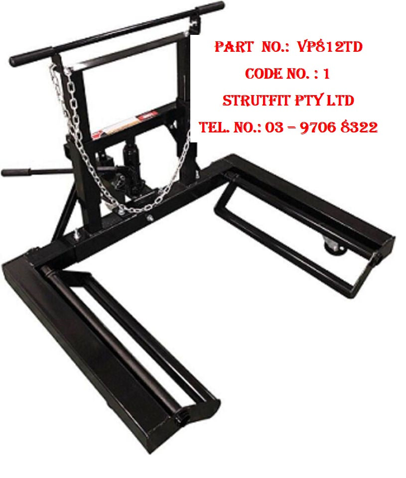 TRUCK DUAL WHEEL DOLLY JACK TROLLEY 680 kg cap Part No.: VP812TD Code 1