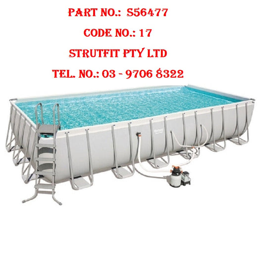 SWIMMING POOL – 24 Foot Above ground 7.3m with Sand Filter  Part No.: S56477 Code No.: 17