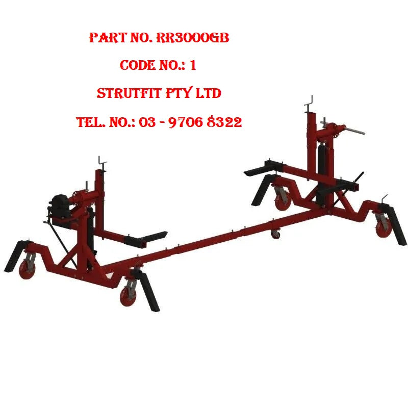 ROTISSERIE 1360 kgs Gear Driven Part No.: RR3000GB Code 1