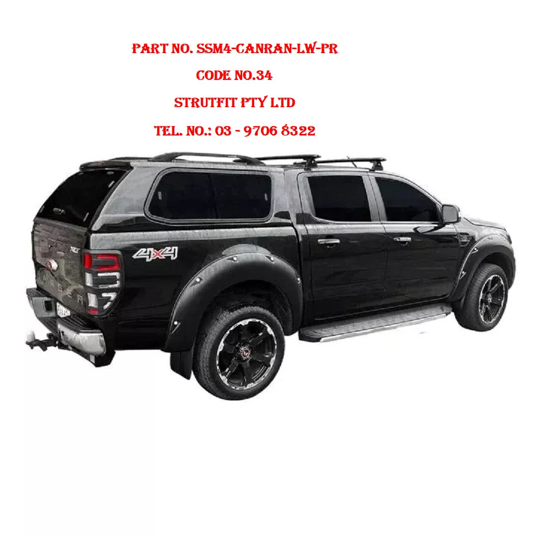 FIBERGLASS CANOPY FORD RANGER PART NO:SSM4-CANRAN-LW-PR CODE:34