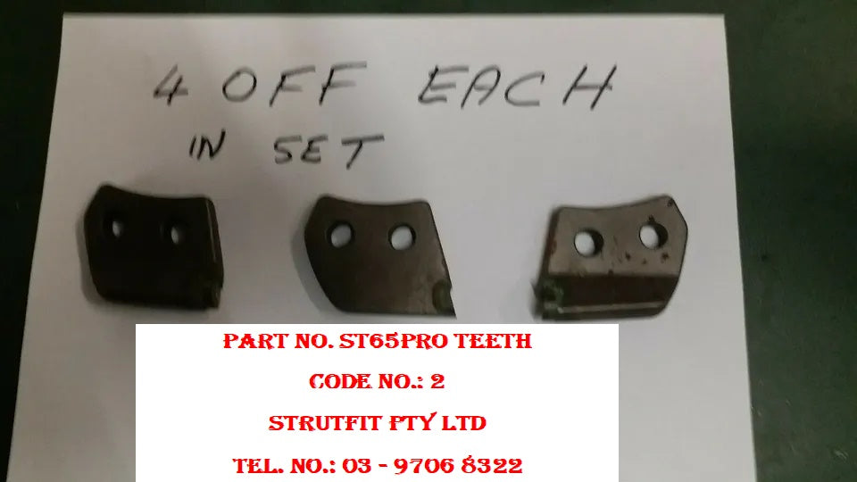 CUTTING TEETH To suit ST65PRO Part No.: ST13PB Code No. 1