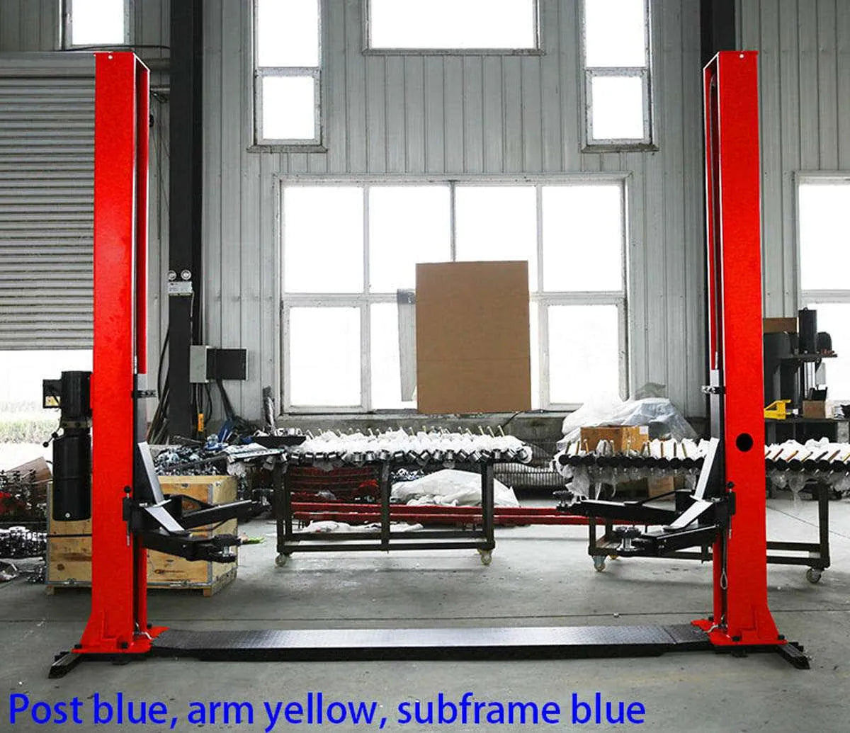 4.0T Baseplate 2 Post Car Hoist with Sub-Frame PART NO: SFTPB140P CODE: 13