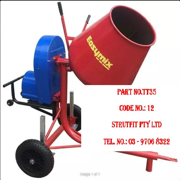 CEMENT MIXER Easymix 3.5 cu/ft/ Electric Tipup Part No.:  TT35 Code No. 12