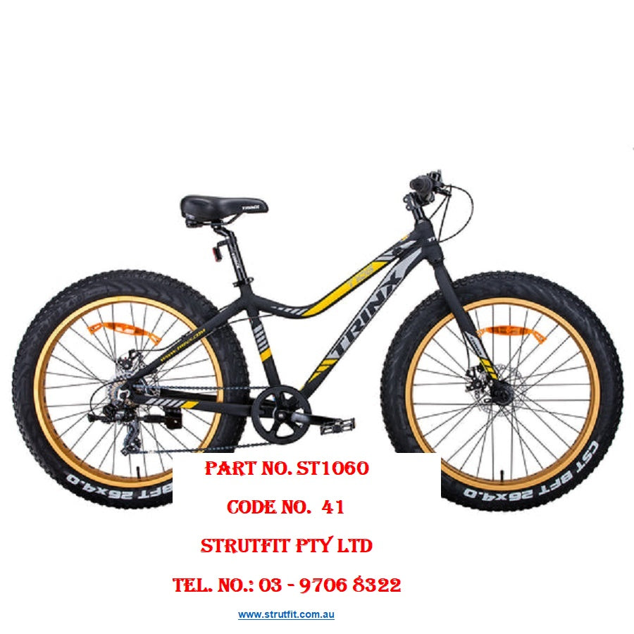 TIGER T106 FAT BIKE SHIMANO 7 speed Bicycle in Orange Part No.: ST106O C41