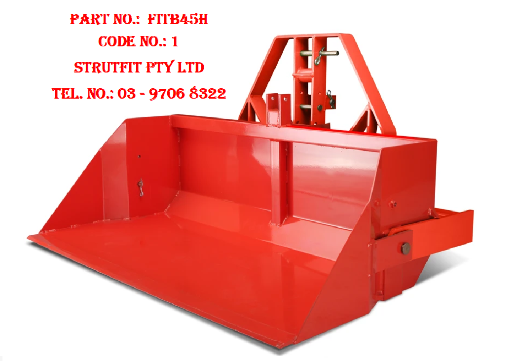 140cm TRACTOR BUCKET Hyd. Tilt 1415*870*880 Part No.: FITB45H Code 1