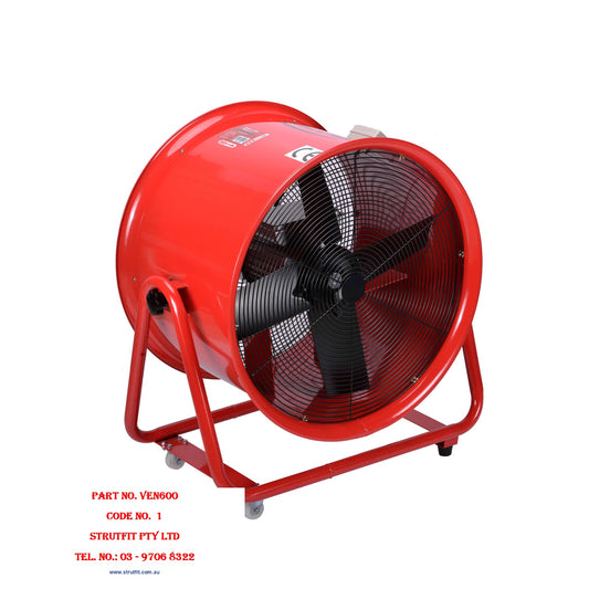 600mm (24 inch) Portable Ventilator Part No.: VEN600 C1