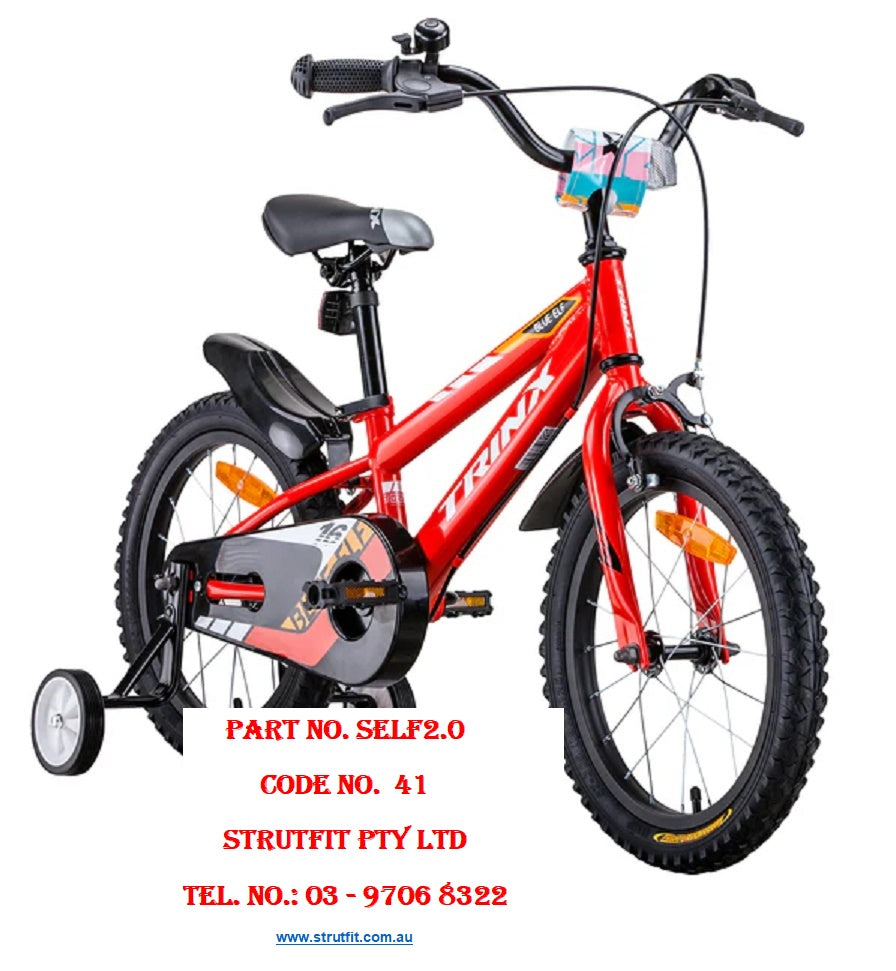 16 inch frame Kids Mountain Bike Red colour Part No.: SELF2.0 Code 41