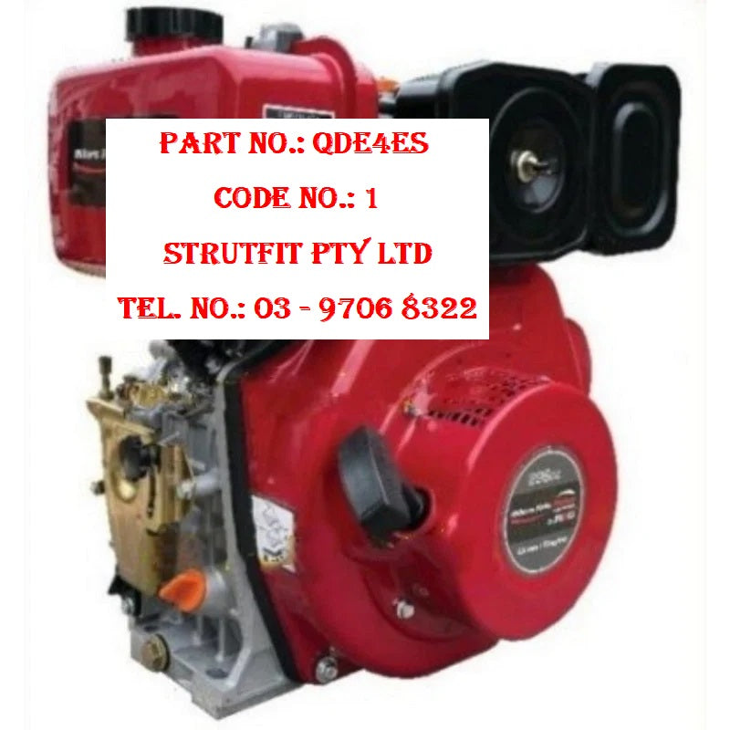 ENGINE – 4 HP Diesel engine electric start Part No.: QDE4ES Code No.: 1