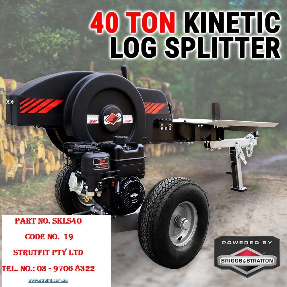 40T Kinetic Log Splitter Flywheel B&Stratton Pet. Eng. Part No. SKLS40 Code 26