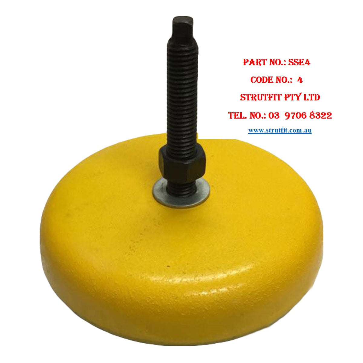 240mm Extra Large Leveling Feet Vibration Absorbing Machine Mount Stand Part No.: SSE4 Code No. 4