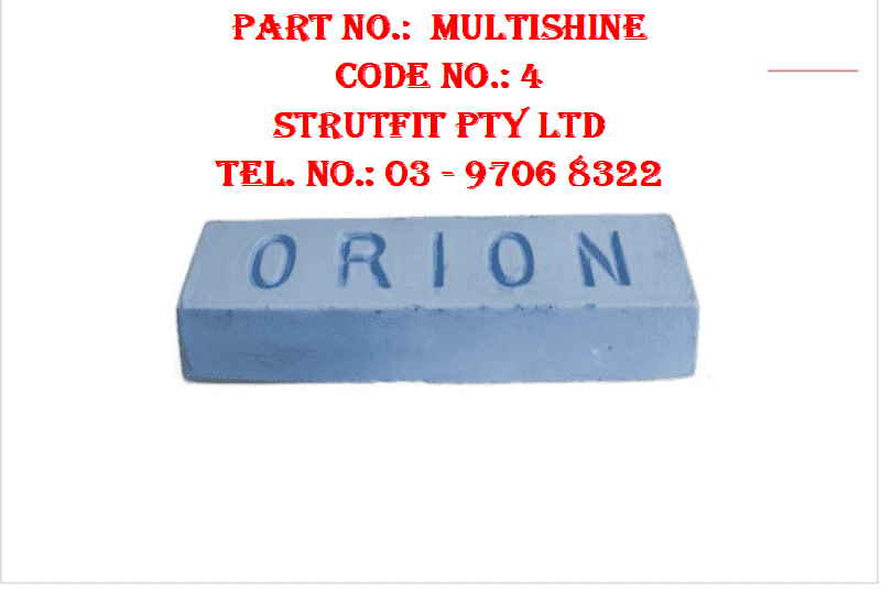 CUTTING AND POLISHING COMPOUND Multi-Shine Part No : MULTISHINE Code No. 4