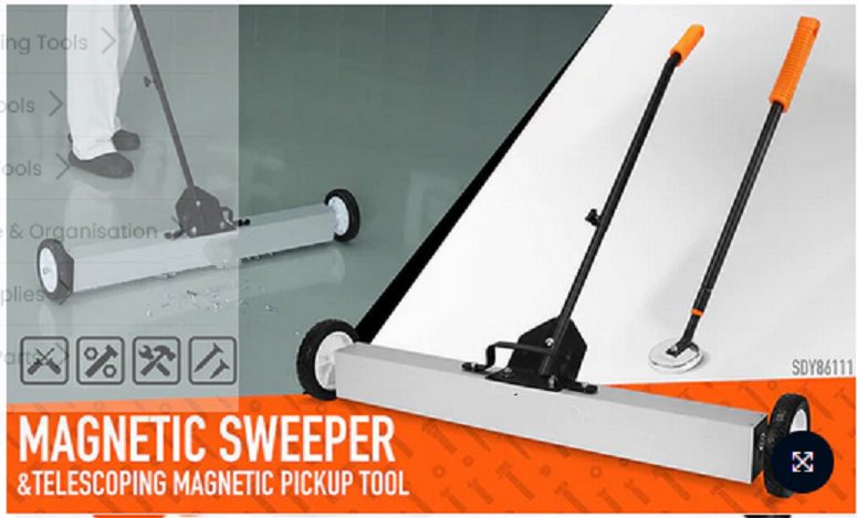 FLOOR SWEEPER – 35” 2Pc Magnetic Heavy Duty Part No.: FLM32 Code No. 19