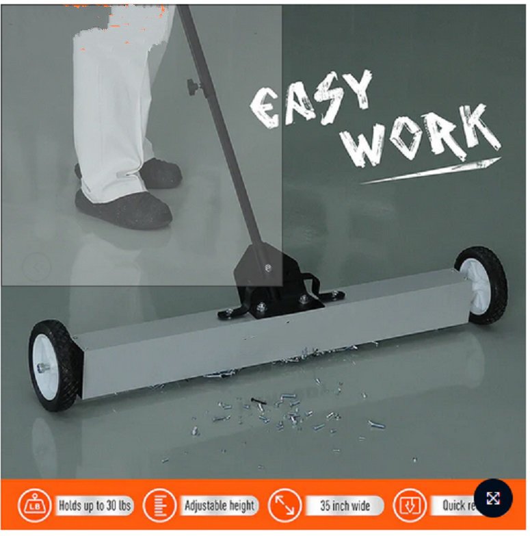 FLOOR SWEEPER – 35” 2Pc Magnetic Heavy Duty Part No.: FLM32 Code No. 19