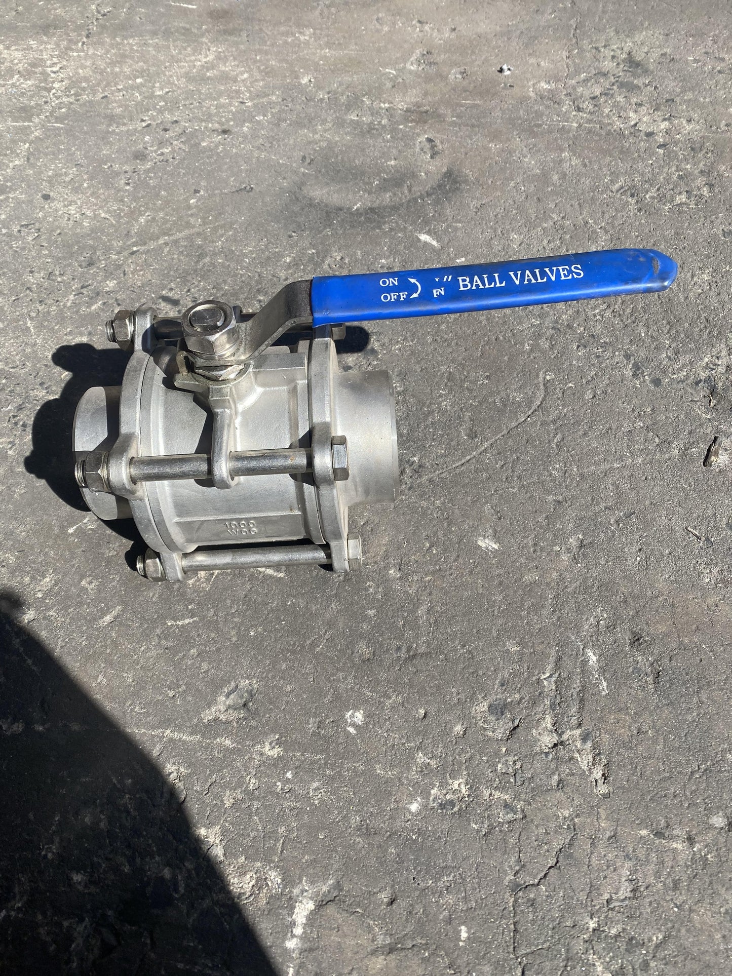 Stainless Steel Full Bore 2 Way Ball Valve 2" PART no: 2BALVAV Code 6